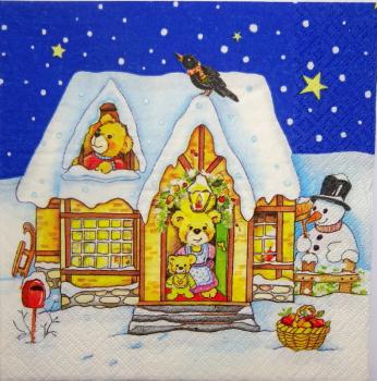 TW-073 Teddy Christmas - 3-ply - Ti-Flair